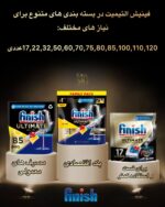 قرص ماشين ظرفشويى فينيش آلتيميت | Finish POWER BALL ULTIMATE | قدرت باك كنندكَى بى نظير براى درخشندكى كامل ظروف