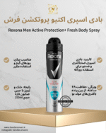 محافظت قوی ضدبو و ضدباکتری با رایحه خنک و ورزشی